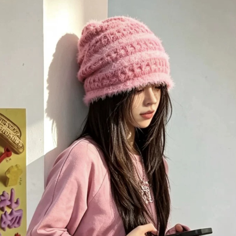New Korean Style Candy‑Color F - огляд і ціна Beanie Cuffed Knit