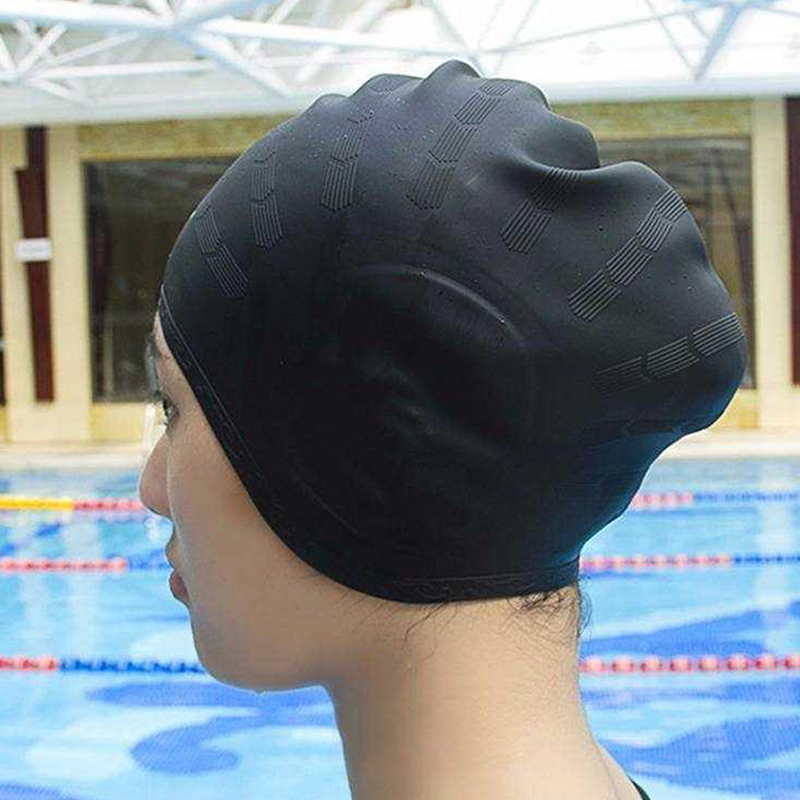 【F】Adults High Elastic Swimmin - огляд і ціна Swim Hat Silicone