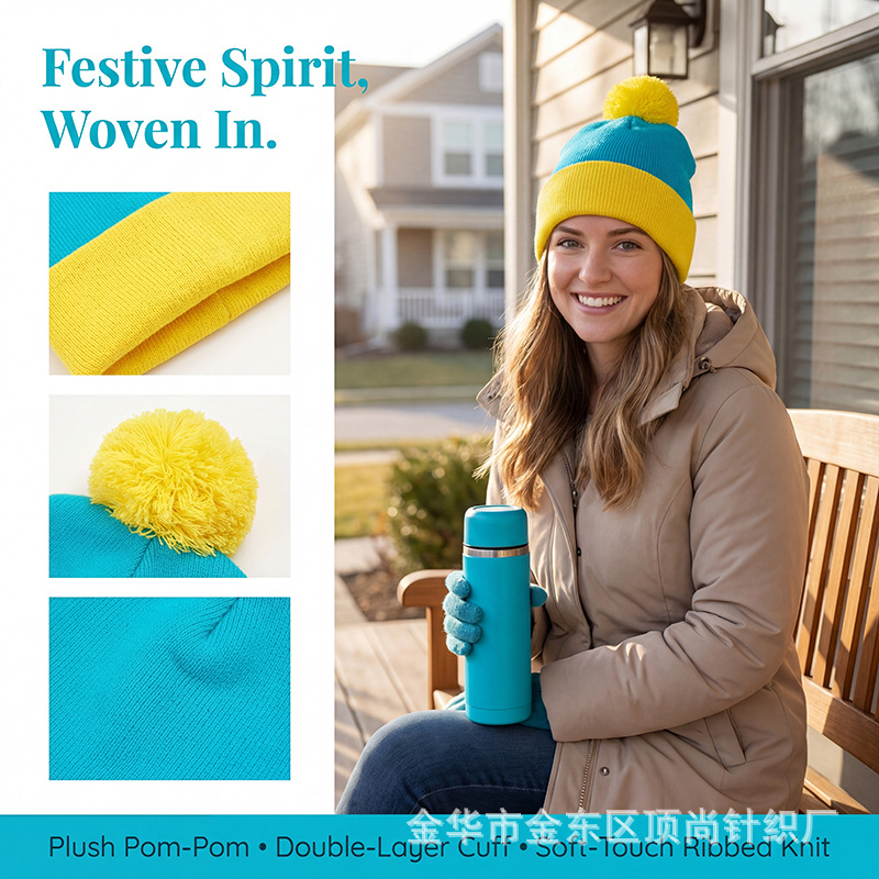 Thick Knitted Winter Accessori - огляд і ціна Beanie Cuffed Knit