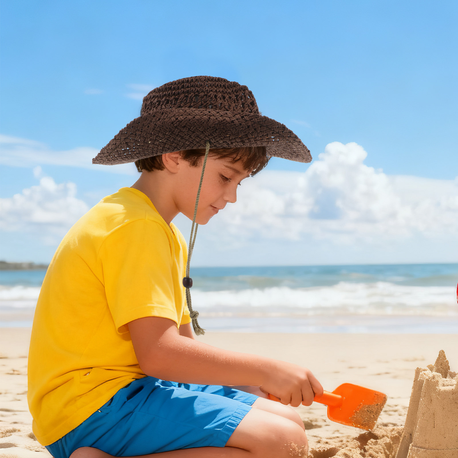 Straw Cowboy Hat Kids Breathab - огляд і ціна Cowboy Hat Straw