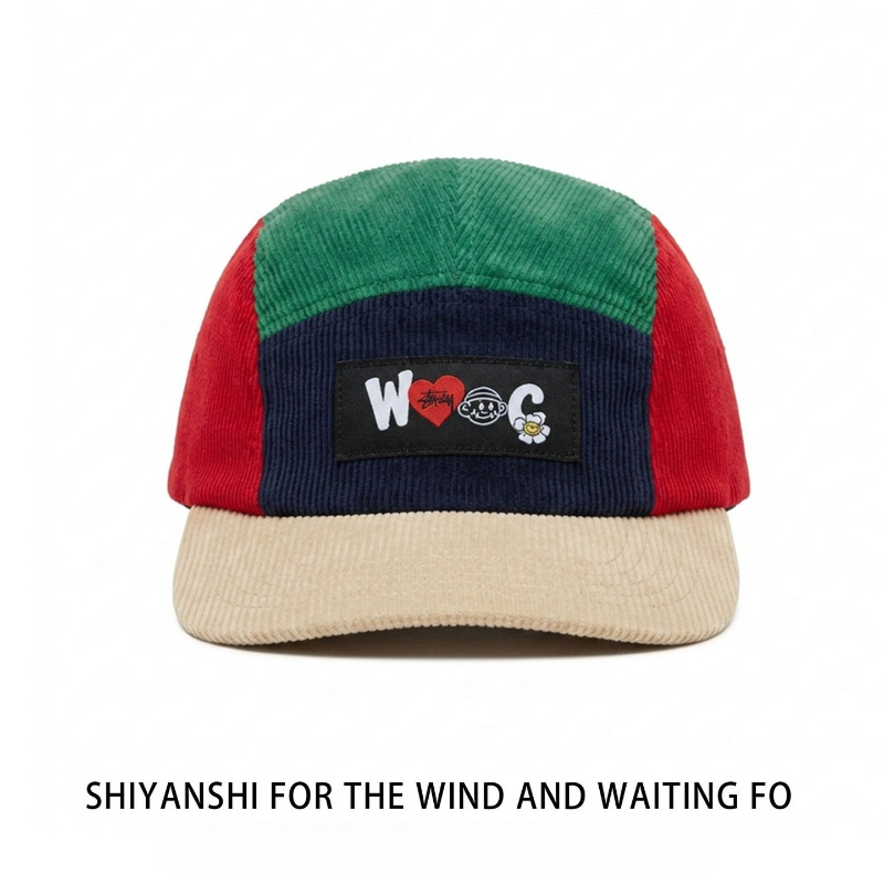 Unisex Color Block Corduroy Ba - огляд і ціна Corduroy Cap 5 Panel